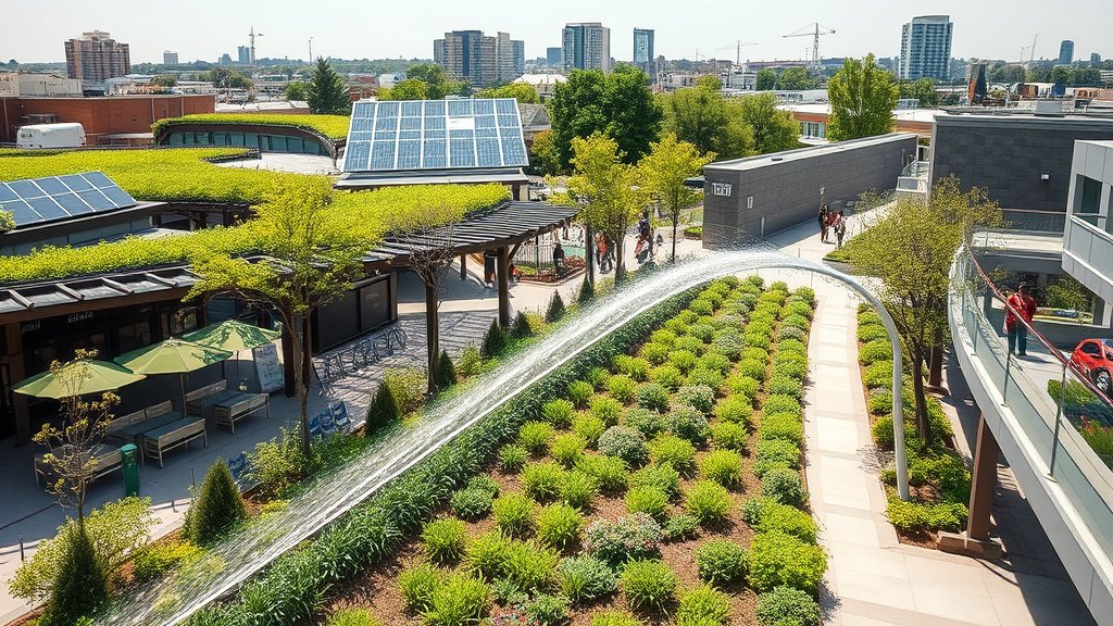Steden koelen: groene daken, waterpartijen en slimme tech