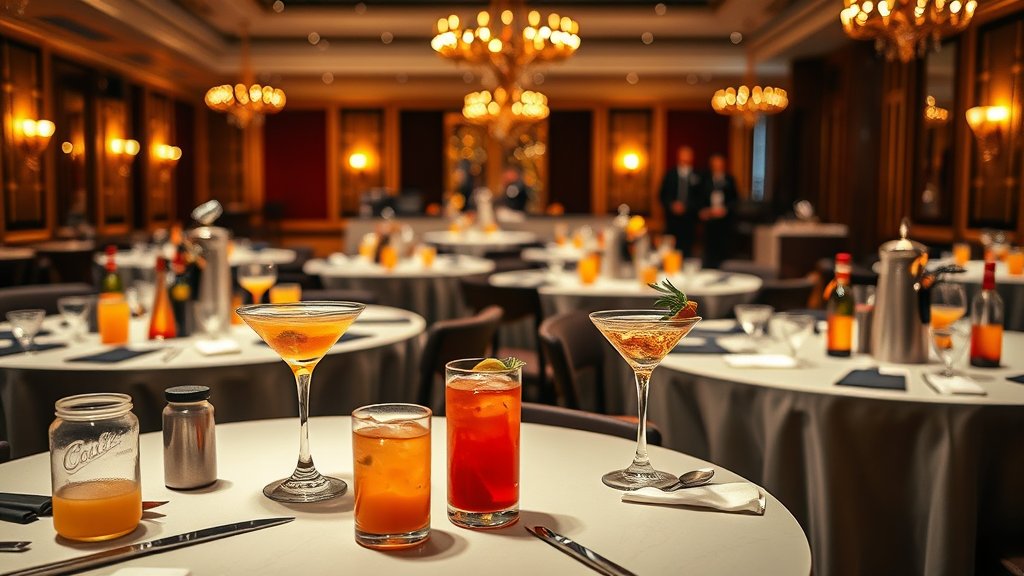 Creëer een onvergetelijke sfeer op je evenement met cocktails en koffie